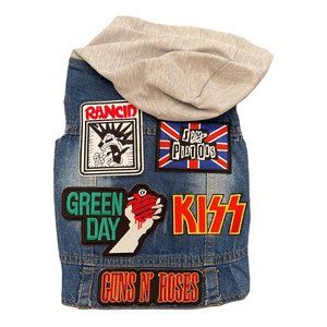 Rocker denim vest